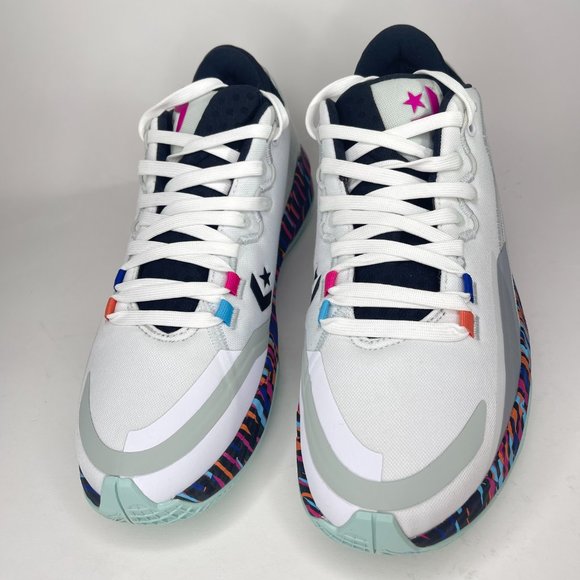 Converse Mens All Star BB Jet Mid White Pink Basketball Shoes 9.5&10&13 172664C - Picture 5 of 9